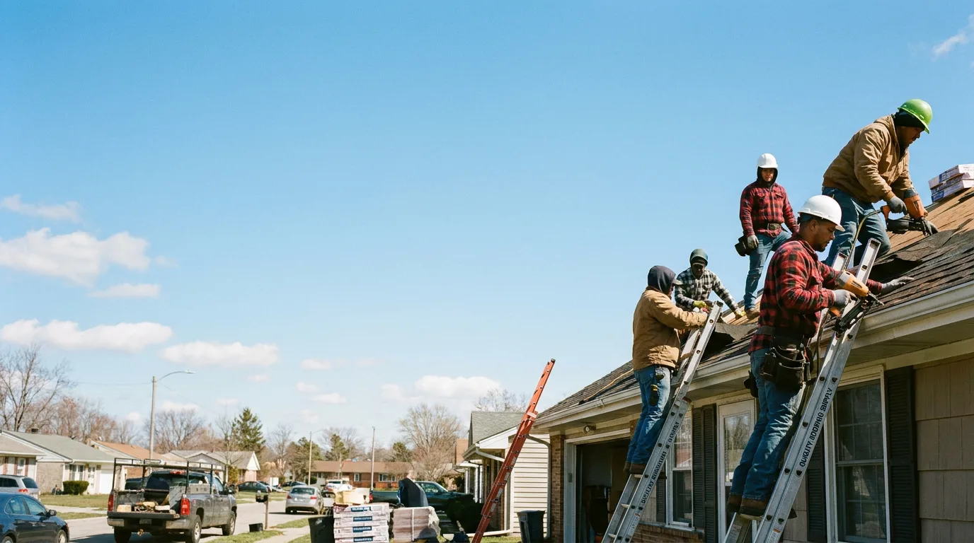 Roofing in New Century, KS near me